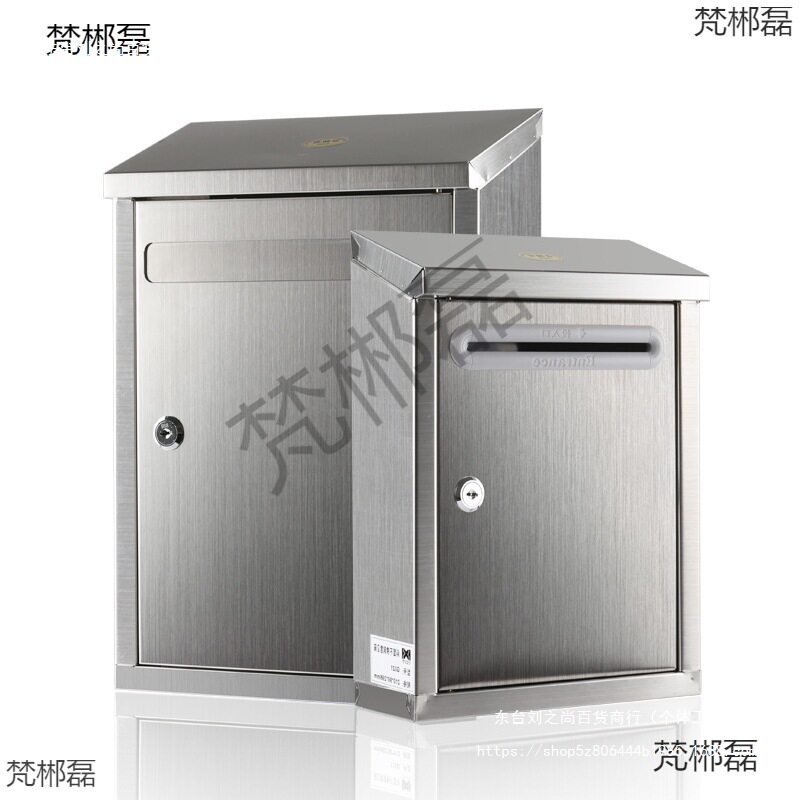 不锈钢挂墙带锁防雨防水意见箱