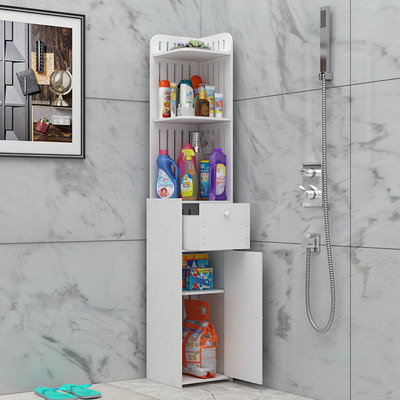 卫生间三角架置物架落地三角置地式洗手间厕所浴室防水收纳架架子