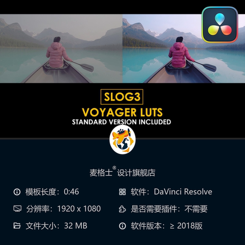 达芬奇专业电影调色LUT预设 Slog3航拍与标准风格合集