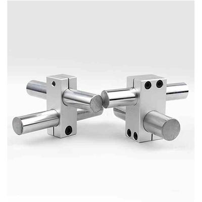 光轴十字固定夹连接块同径十字支座异径交叉铝合金固定夹十字架