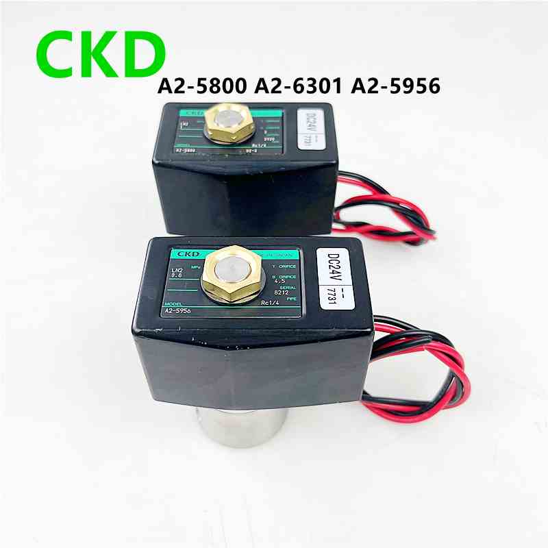 CKD原装电磁阀A2-5800 A2-6301 A2-5956  不锈钢阀体耐腐蚀 强酸