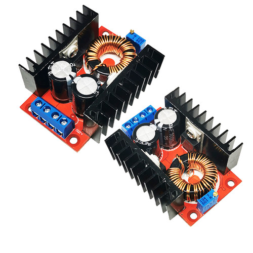 DC可调升压模块150W车载充电12/24转48/54/60/90V 100W12转60-90V