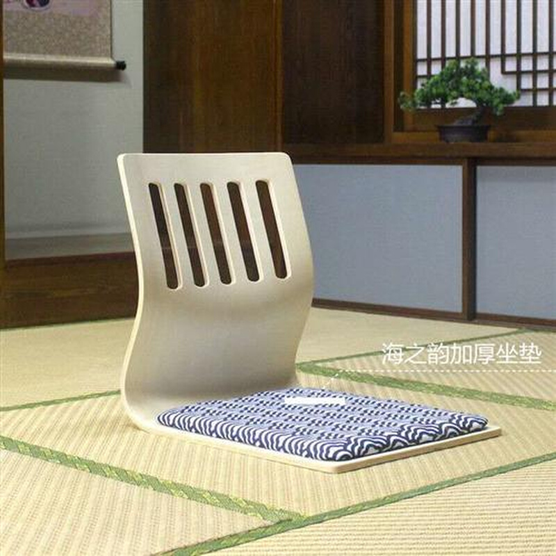 日式床上椅子一体飘窗床上折叠靠背椅榻榻米