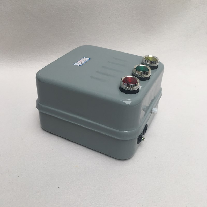 电磁磁力起动器 QC20-4/NH 电磁启动器(带三个按钮)可逆 正反转