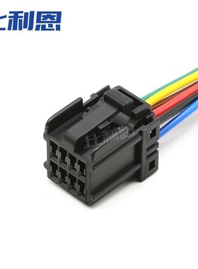 174044-2TE型汽车连接器 升窗器总成插头174045-2 针座线束接插件