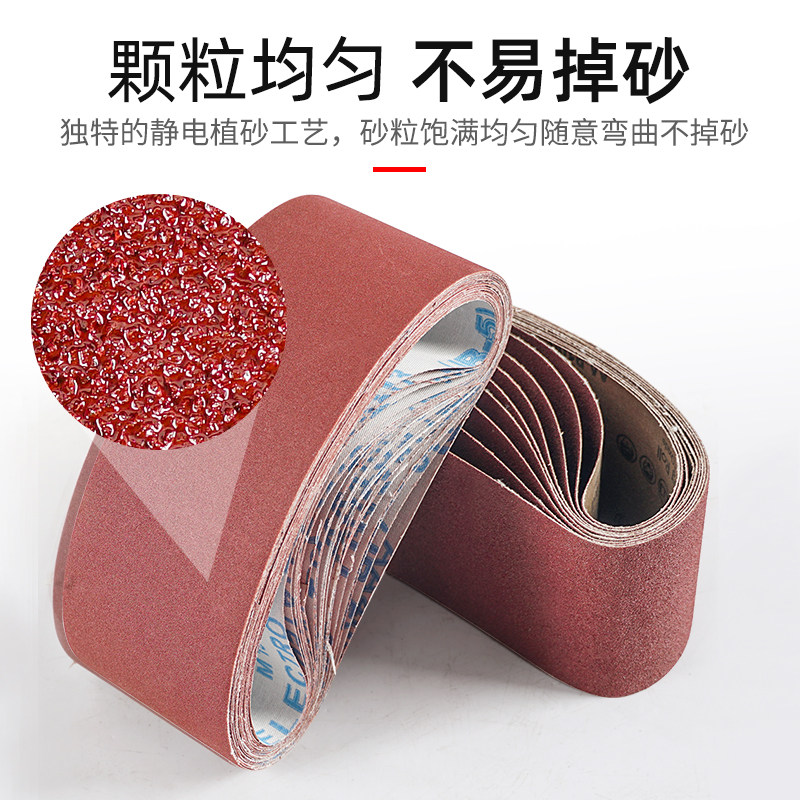 砂带/抛光机/砂带机/坦克机/环形4寸砂带610*100/3寸砂带530*76mm图片