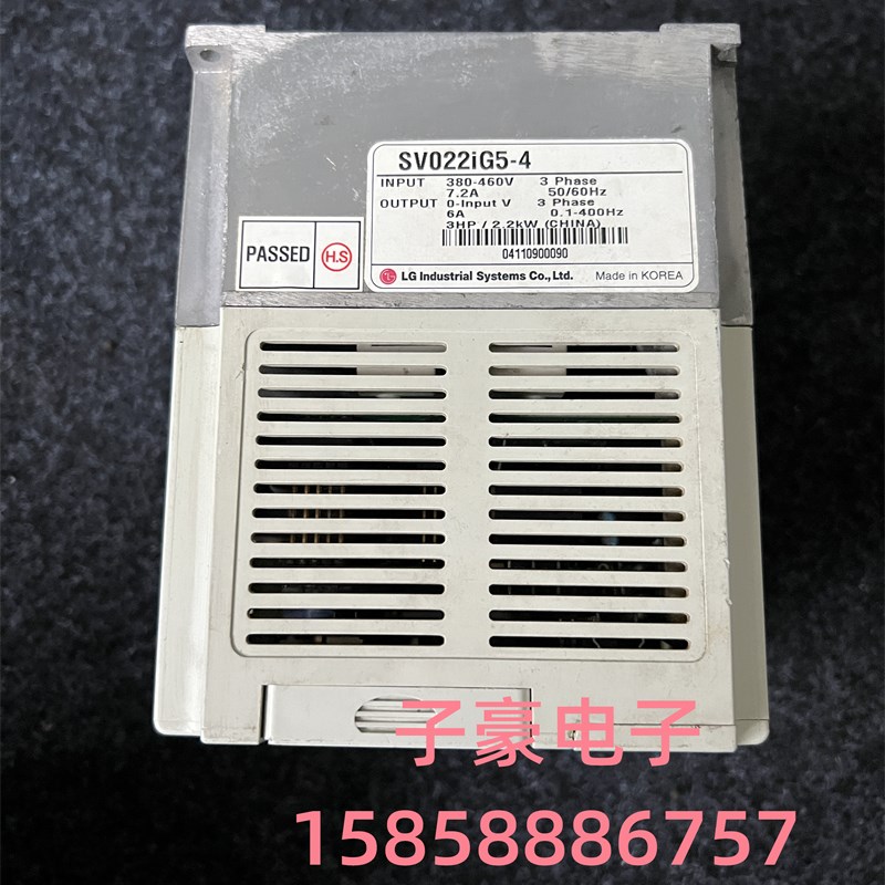 LG/LS变频器SV022IG5-4 2.2KW 380V原装拆机测试质量 现货图