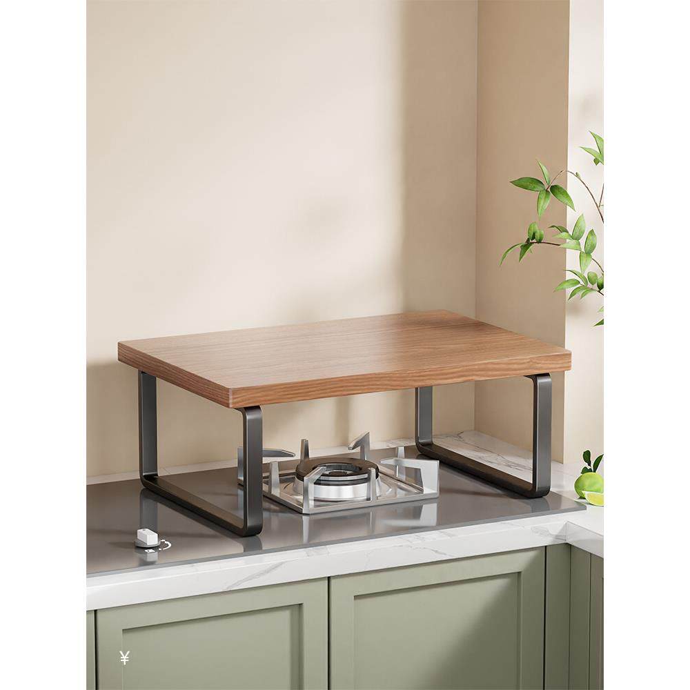 厨房台面家用电磁炉支架电饭煲置物架橱柜内柜子收纳架分层架锅架