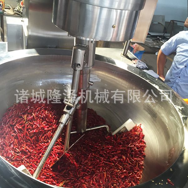 甜面酱拌料机器 烧烤酱加工厂自动炒酱锅 大型火锅熬料机