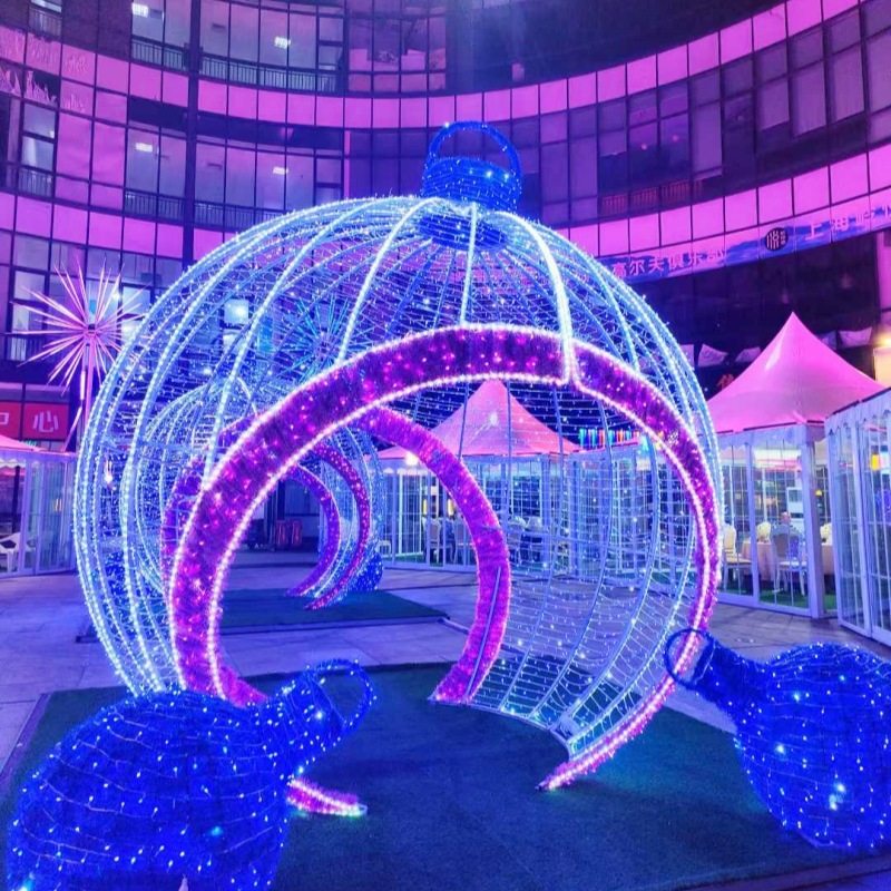 文旅景观道具LED户外拱门球灯光节造型广场商场圣诞美陈装置灯饰,橡塑材料及制品,其他塑料制品,淘宝优惠券,粉丝福利购,淘宝优惠卷
