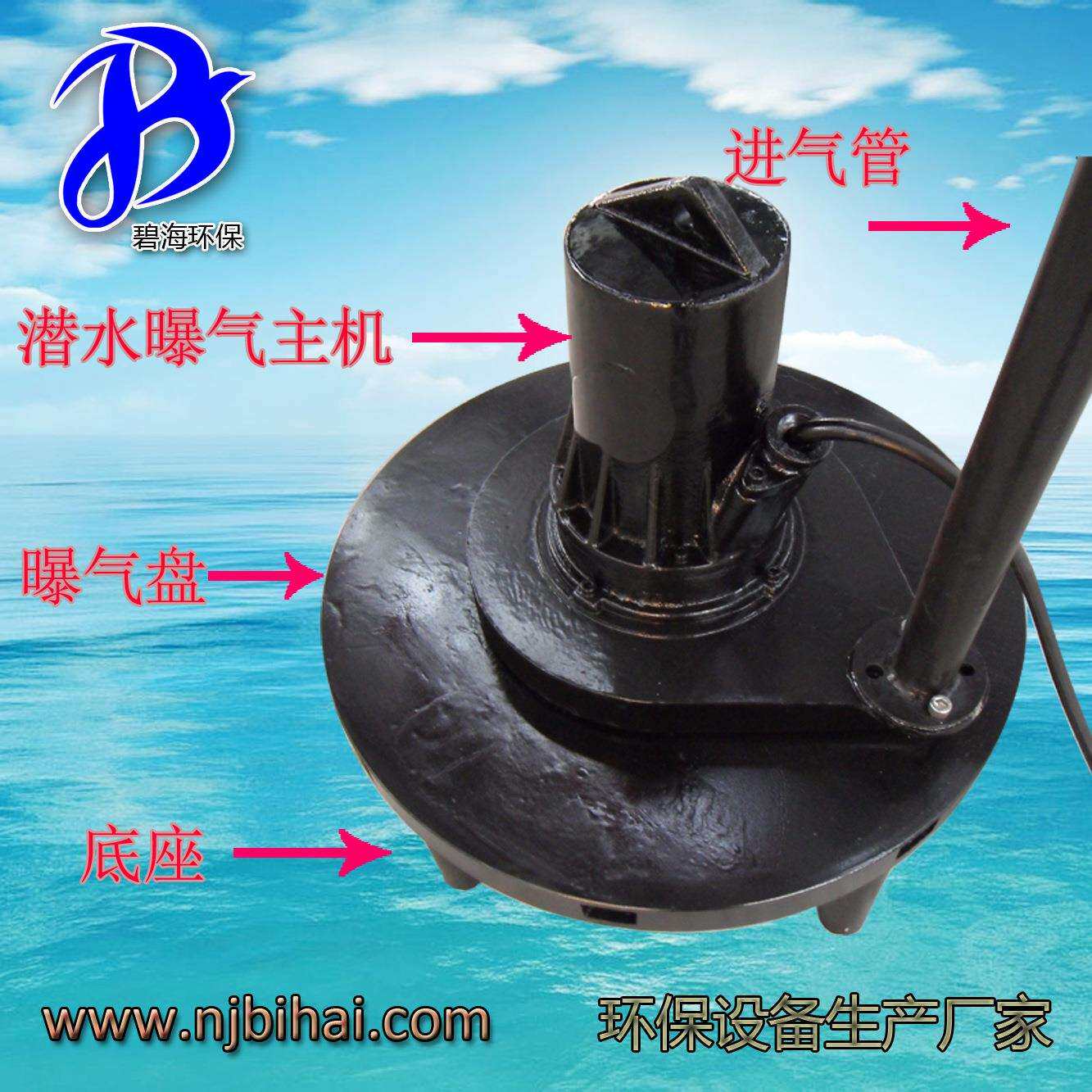碧海QXB潜水式离心曝气省时省力更省钱可提式多向曝气搅拌机