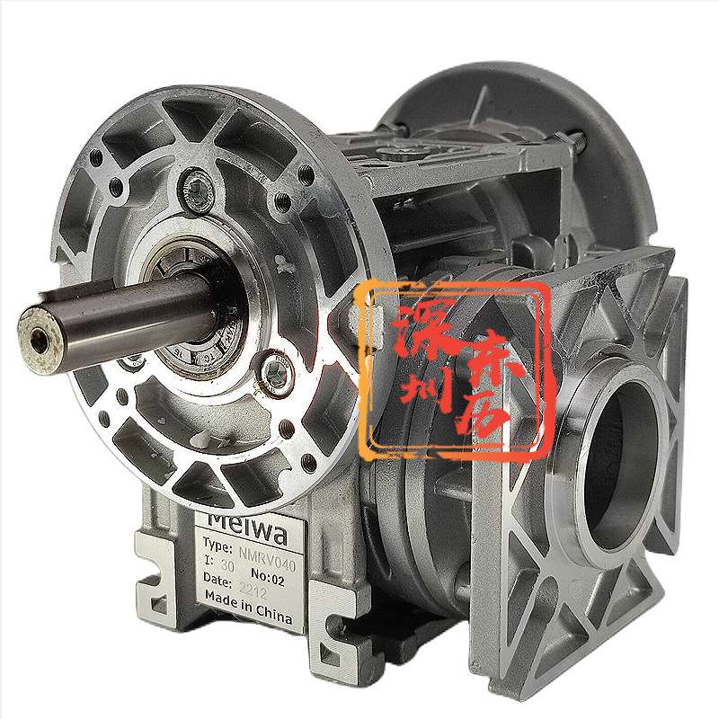MEIWA蜗轮蜗杆减速机NMRV040 I:30 Worm gear reducer双出轴中空
