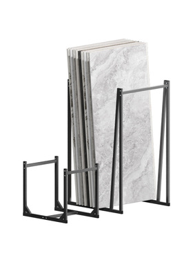 批发大容量U型瓷砖展示架收纳架750*1500大理石600*1200地板