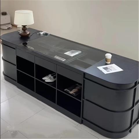 收银台吧台前台接待台服装店柜台桌店铺小型现代展示中岛台流水台
