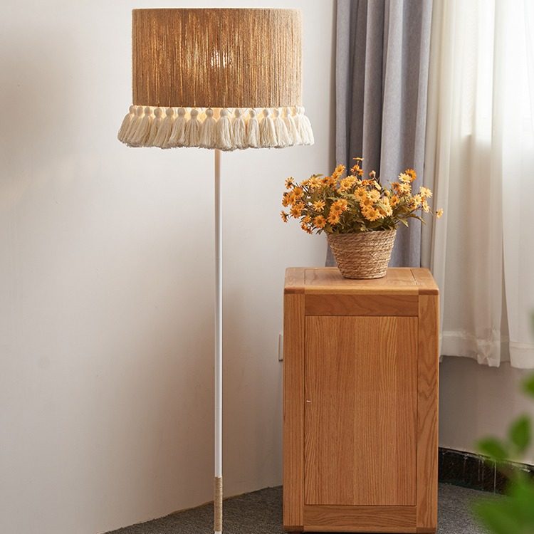 中古麻绳落地灯奶油风客厅卧室氛围灯流苏复古沙发边艺术立式台灯,橡塑材料及制品,其他塑料制品,淘宝优惠券,粉丝福利购,淘宝优惠卷