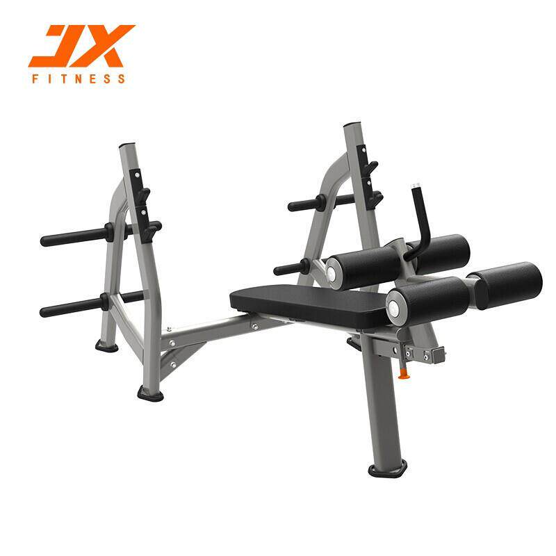 军霞JX-3030下斜举重床商用下斜式卧推举重杠铃推举力量训练器械