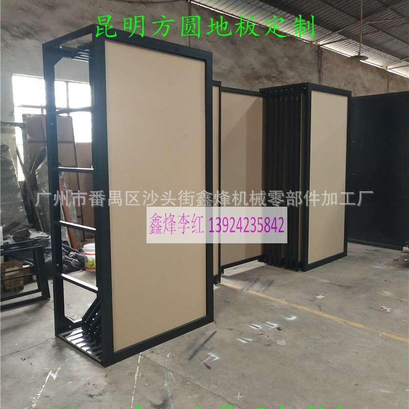 陶瓷展具单排双排平面左右推拉板瓷砖展示柜瓷砖展架地板石材展架