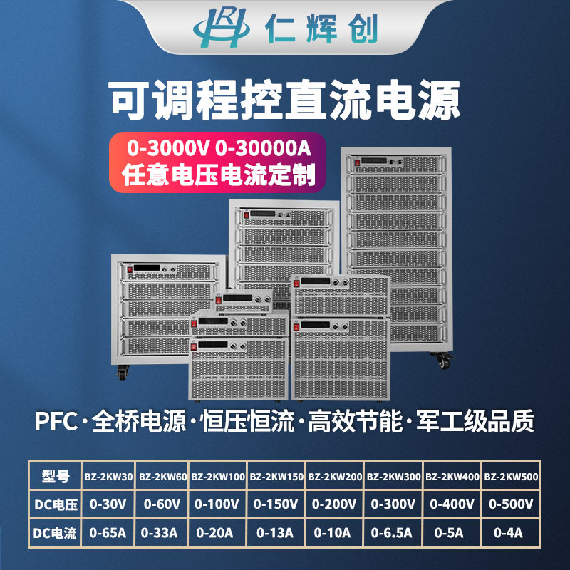 老化测试可调电源 BZ-2KW-200大功率直流稳压充电开关电源 0-200V