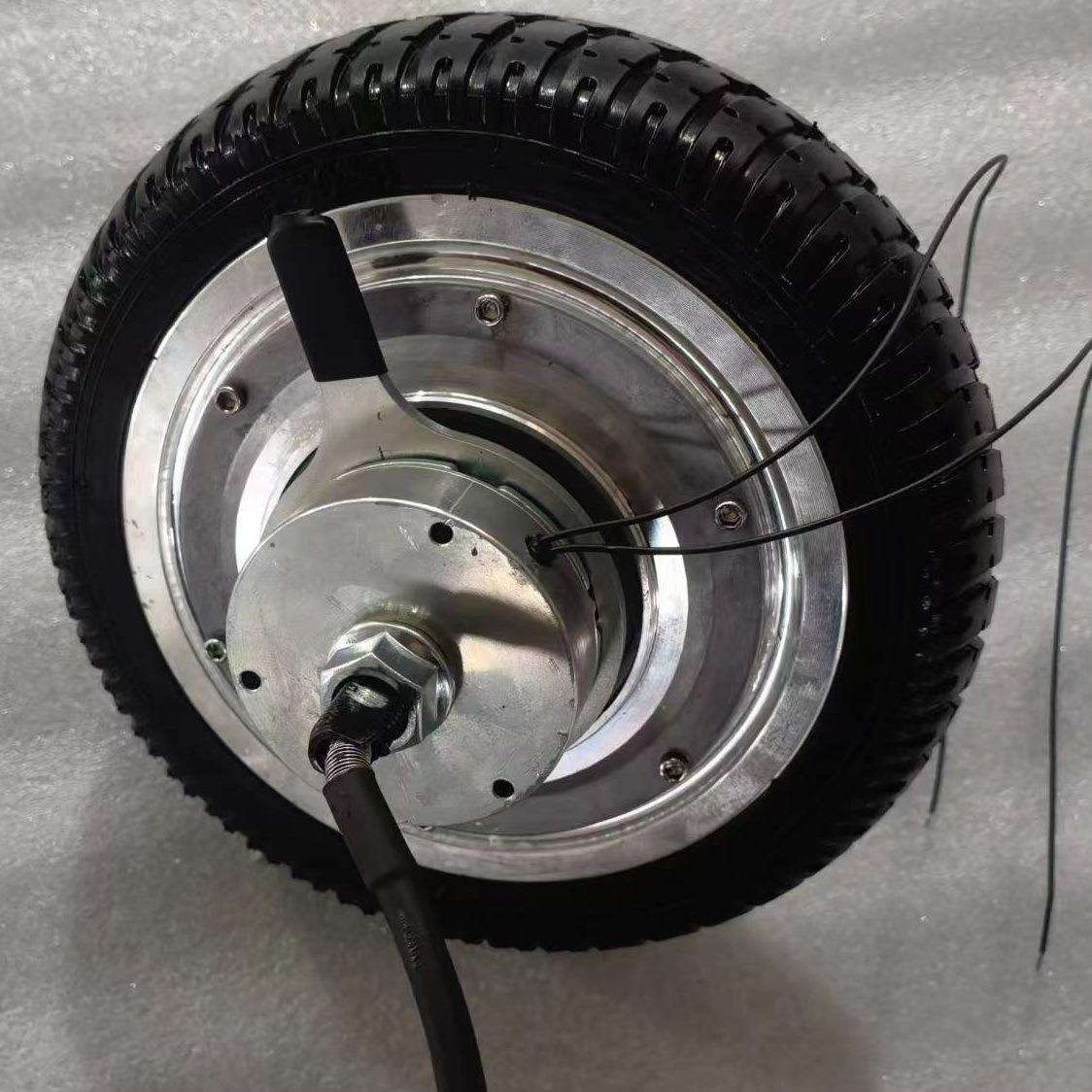 电磁刹车轮毂电机 10寸12寸轮椅车电机 10牛断电电磁刹 半坡驻车