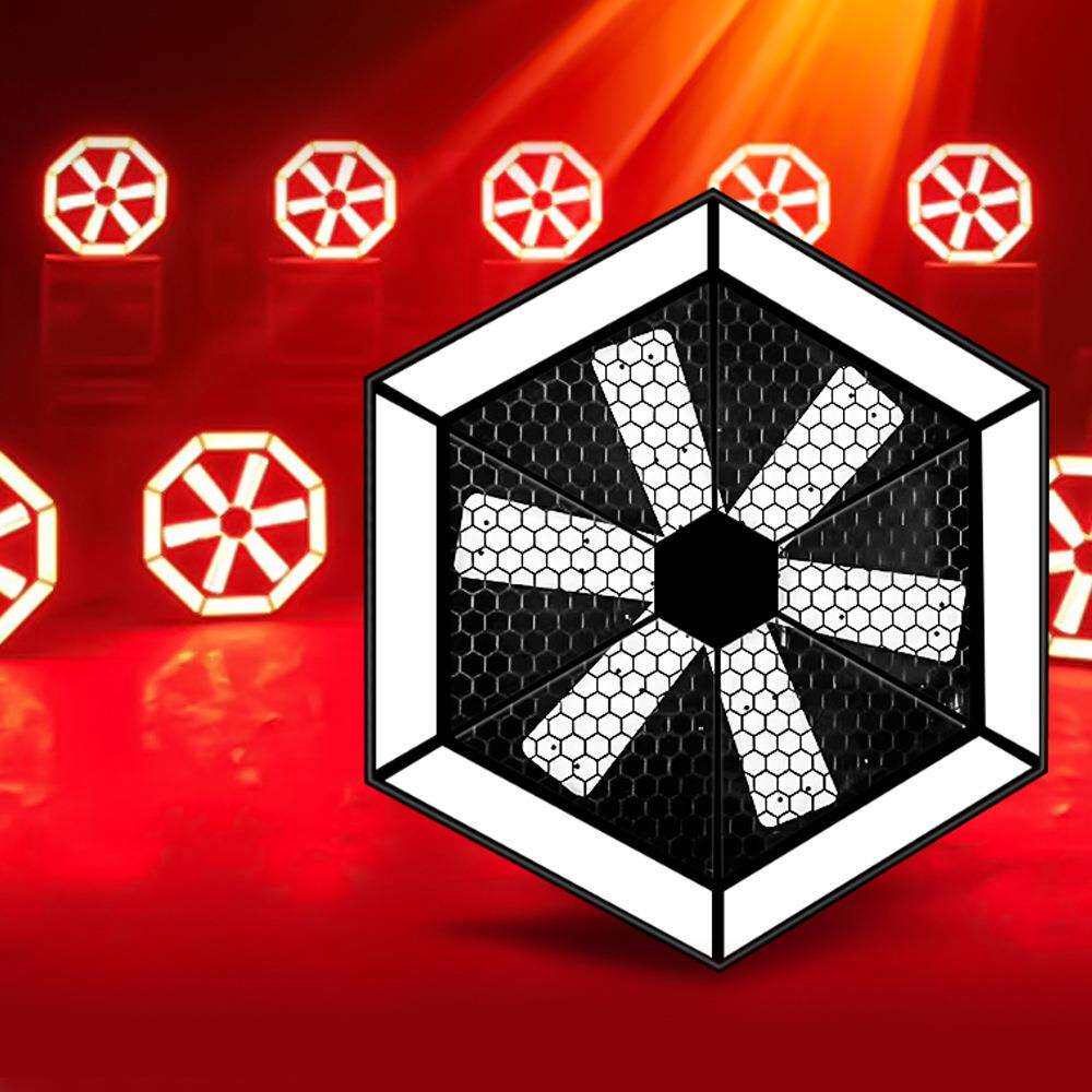 led风扇灯大风车染色灯声控闪光氛围灯酒吧婚庆舞台灯光