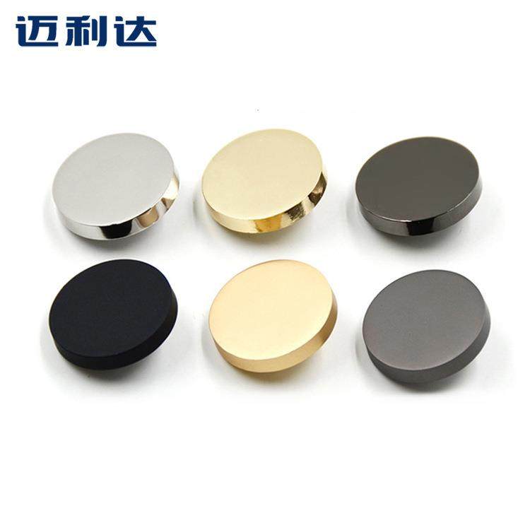 厂家直销平面金属纽扣圆形暗脚光面合金钮扣大衣手缝五金辅料,金属材料及制品,金属加工件/五金加工件,淘宝优惠券,粉丝福利购,淘宝优惠卷