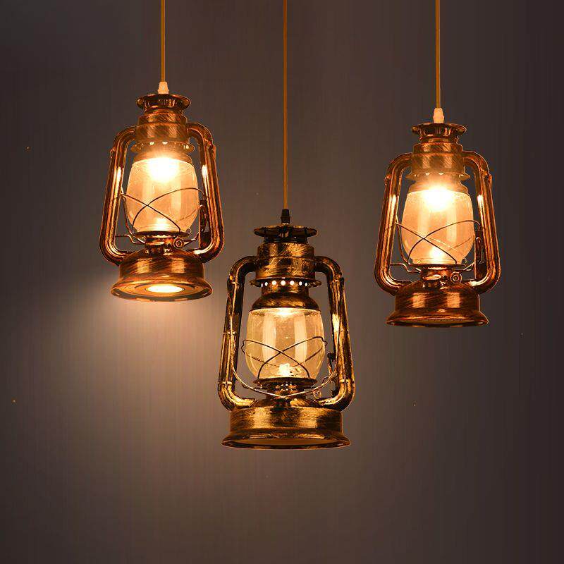 复古仿古煤油灯欧式个性创意怀旧马灯吊灯酒吧台餐厅民宿客栈灯具