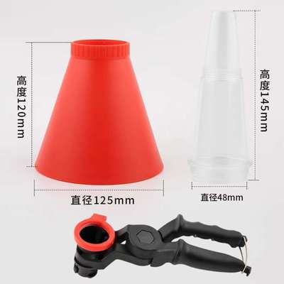 机油加注漏斗汽车发动机汽油漏斗万家用加油更换工具多功能漏斗