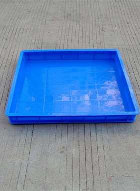 帝源厂家720*600塑胶大方盘蓝色低压新料正方形托盘周转箱