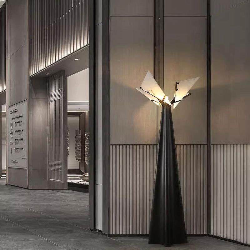 后现代客厅落地灯云石奢华售楼处样板房酒店大厅高端大气款装饰灯,电子元器件市场,集成电路（IC）,淘宝优惠券,粉丝福利购,淘宝优惠卷