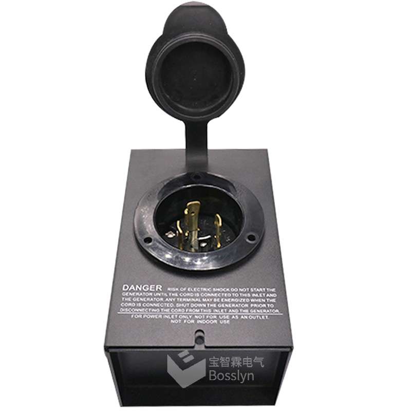NEMA L14-30北美房车营地充电盒30A美式发电机防水接线盒PowerBox