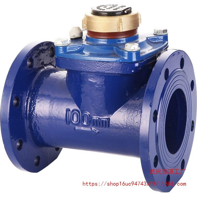 LXLC水表DN80 100 150法兰水表 可拆式水表干式水表 防冻污水水表