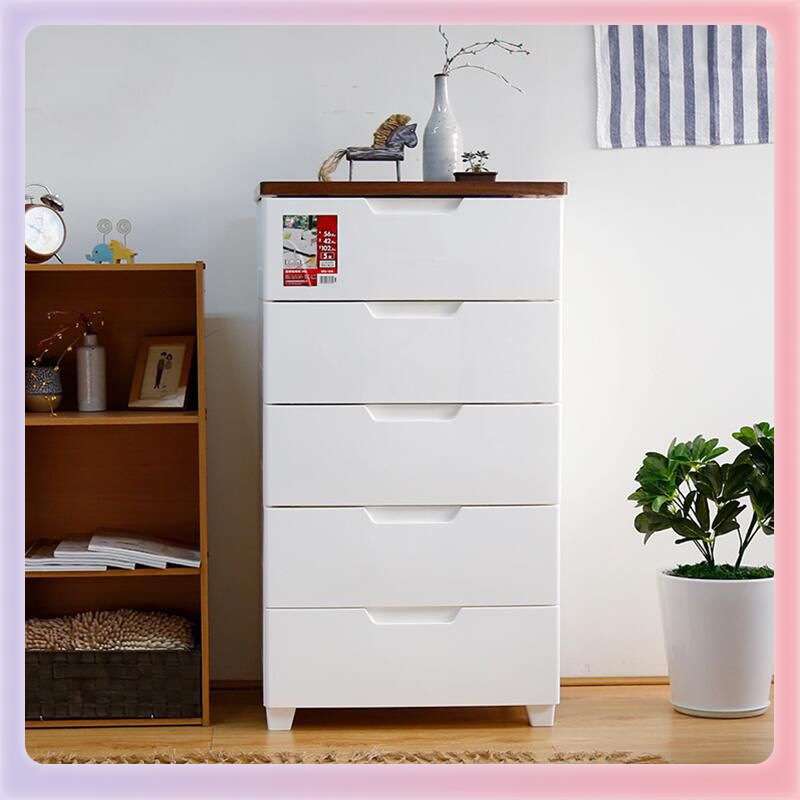 爱丽思收纳柜子抽屉式塑料多层儿童衣服整理储物五斗柜衣柜爱丽丝
