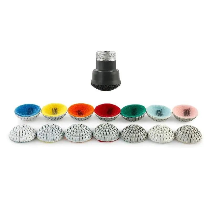 8PC弧形水磨片2寸弧形水磨片圆弧曲面凹型底部打磨抛光片软磨片