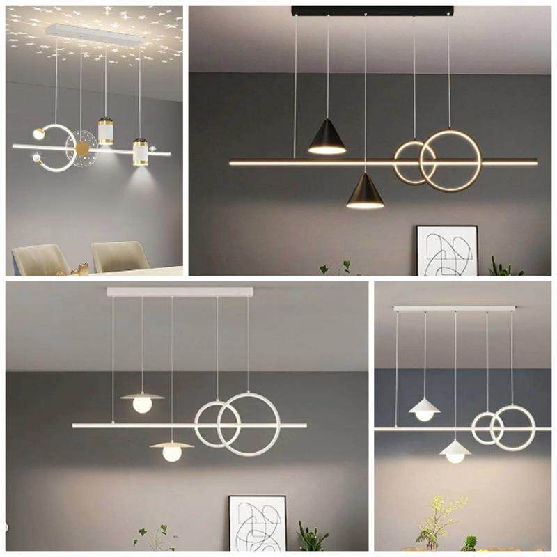 餐厅吊灯北欧风简约现代厨房饭厅餐桌吧台前台柜台三色光调节,电子元器件市场,集成电路（IC）,淘宝优惠券,粉丝福利购,淘宝优惠卷