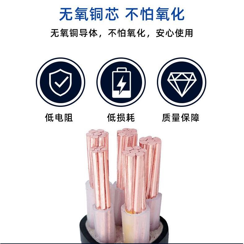 矿用阻燃耐高温控制电缆屏蔽多芯信号线铠装绝缘煤矿用防爆电缆