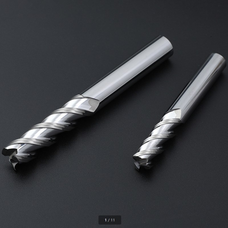 加长铝用圆鼻铣刀R0.2/R0.5/R1/R2/R3牛鼻三刃75L/100L/U150L/200