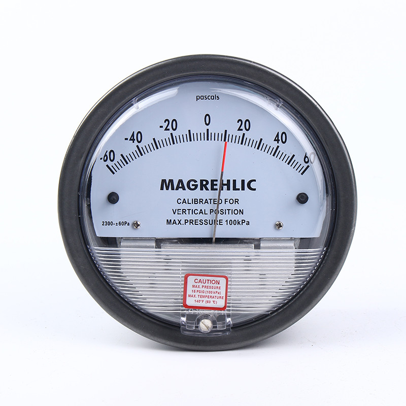 H2000指针式微压差表空气风压差压表正负压力计洁净室