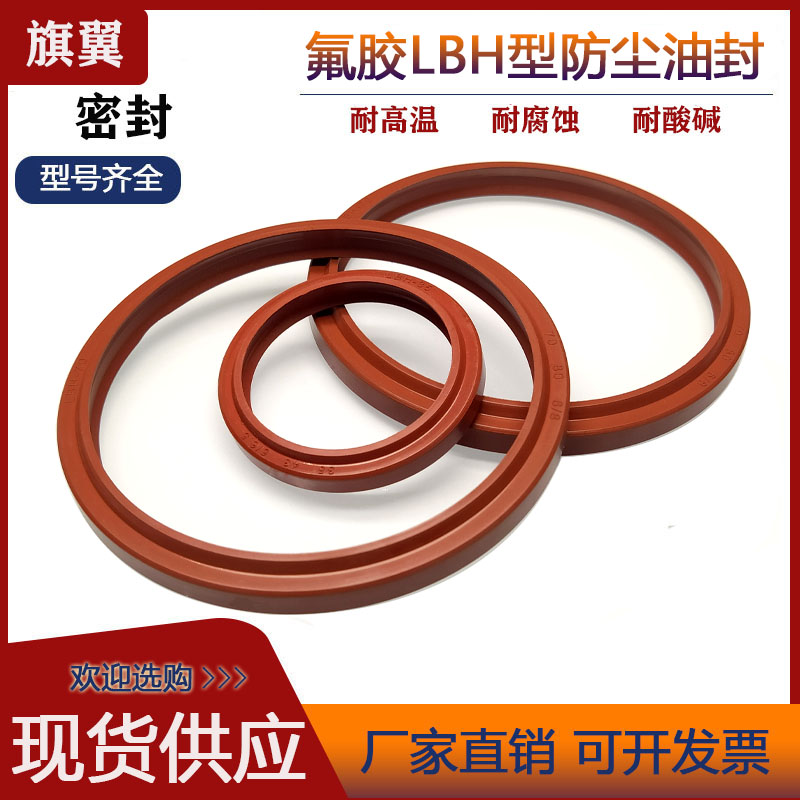 氟胶液压油封LBH18/20/22/22.4/23.5*26/28/30/30.4/31.5*6