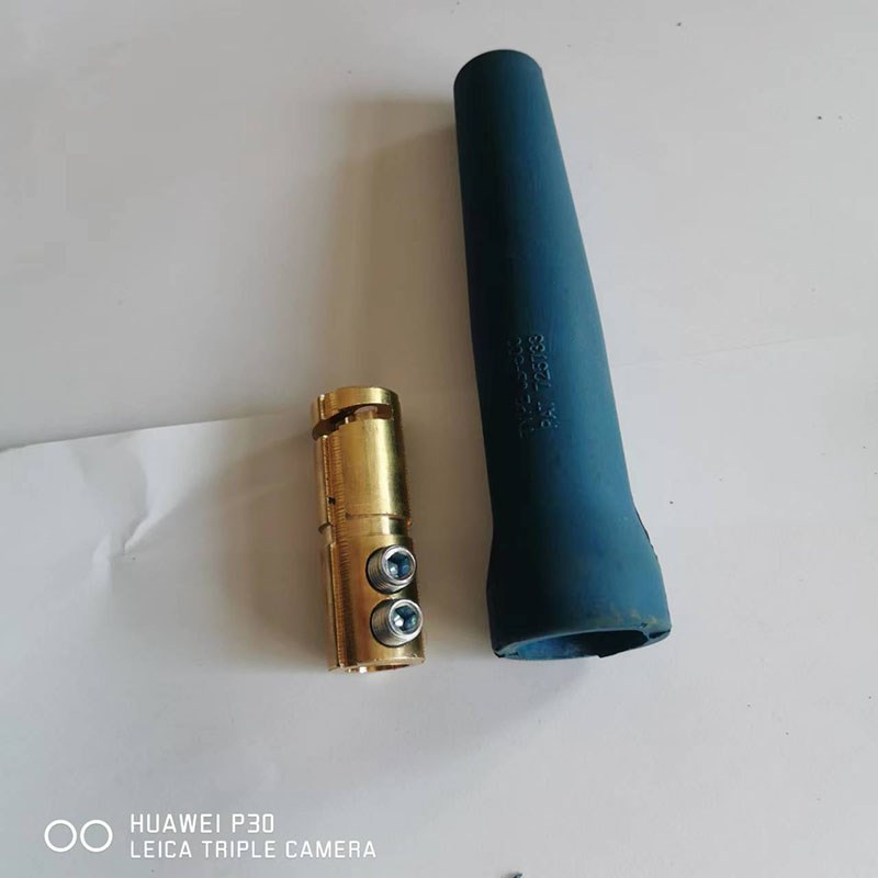 日式快速插头电焊机焊把线TYPE JB-500A大O电流电缆连接器接线端