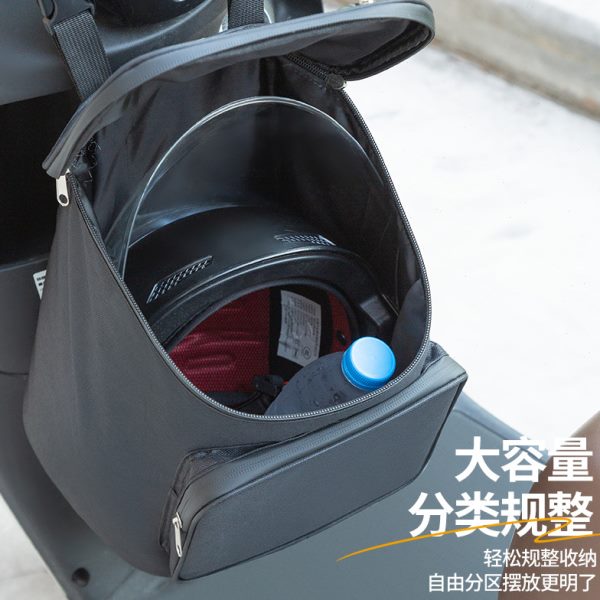 手提电瓶车挂袋摩托车自行车袋子可透视收纳袋婴儿推车电动车袋放