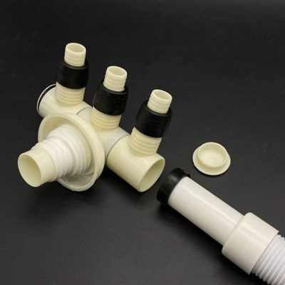 道两通洗衣机出水管用三通四通地漏接头台盆排水管面盆双下水管