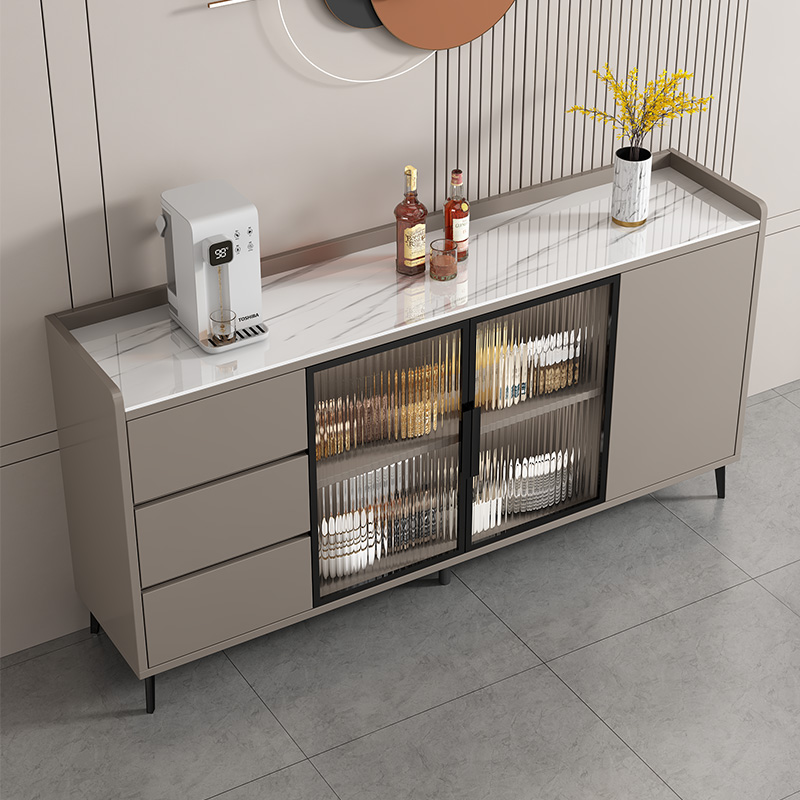 暖鲁餐边柜靠墙一体储物柜客厅