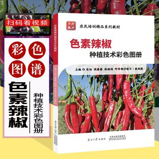 色素辣椒种植技术彩色图册(全彩铜版、扫码视频) 辣椒高效种植 辣椒高效栽培新模式辣椒高效栽培技术书籍 现代农业种植技术