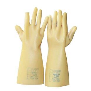 代尔塔GLEO 207001乳胶电工绝缘手套5KV电工带电作业防护劳保