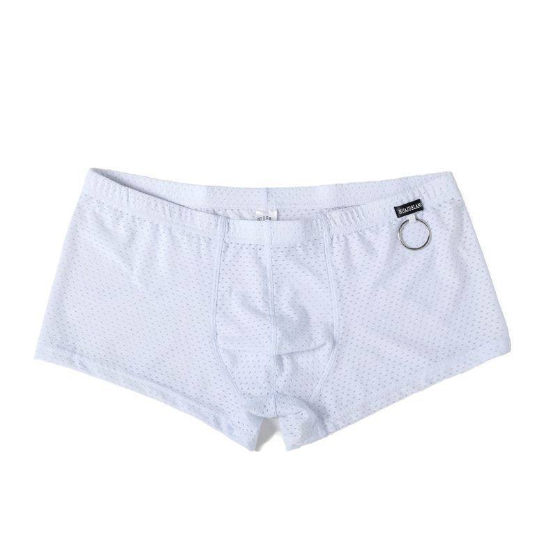 C404 厂家 男士性感囊袋透气锦纶网孔平角裤性感男内裤,女士内衣/男士内衣/家居服,男平角内裤,淘宝优惠券,粉丝福利购,淘宝优惠卷