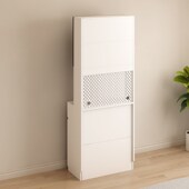 精选嗨佩小匠实木餐边柜小尺寸轻奢高级感小户型靠墙一体储物柜双