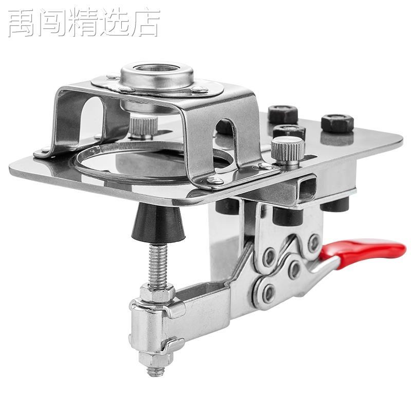 35铰链开孔器木门装锁合页开限位打孔辅助器木工开孔定位神器钻头