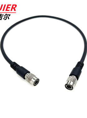 工业相机电源线6针6pin6芯HR10A-6P-工业相机航空插头圆形连接器