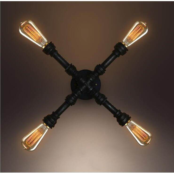 loft怀旧复古工业风灯具个性简约创意餐厅卧室过道墙十字水管壁灯,鲜花速递/花卉仿真/绿植园艺,割草机/草坪机,淘宝优惠券,粉丝福利购,淘宝优惠卷