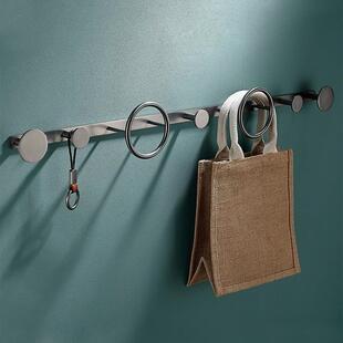 门后挂衣架无痕收纳门上背后卧室房门免打孔墙壁衣服门后